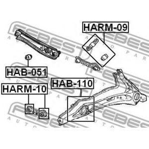 Сайлентблок заднего амортизатора HONDA (52622SH3013)  -  Японія