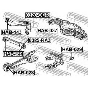 Сайлентблок заднього амортизатора HONDA (52622SX0003) - Японія