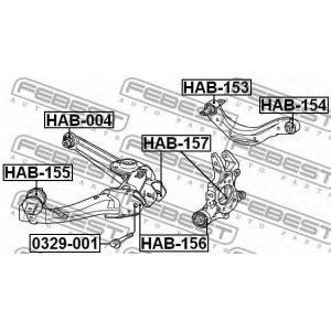 Сайлентблок HONDA (52364S5A004)  -  Японія