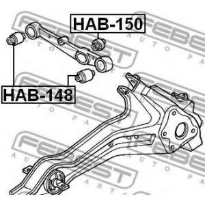 Сайлентблок заднего амортизатора GLOSS (BSAHN042)  -  Індонезія