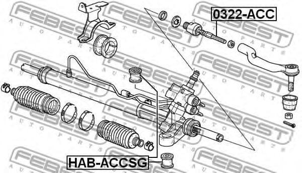 Рулевая тяга HONDA (53010TA0A01) - США