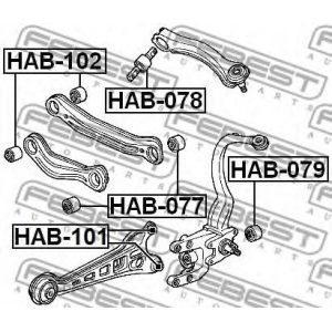 Сайлентблок заднього амортизатора HONDA (52622SN7003) - Японія